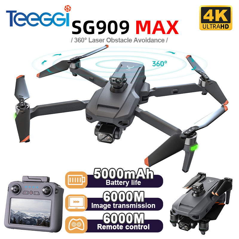 Drone Thermal Imaging - Drone Teeggi SG909 MAX GPS com