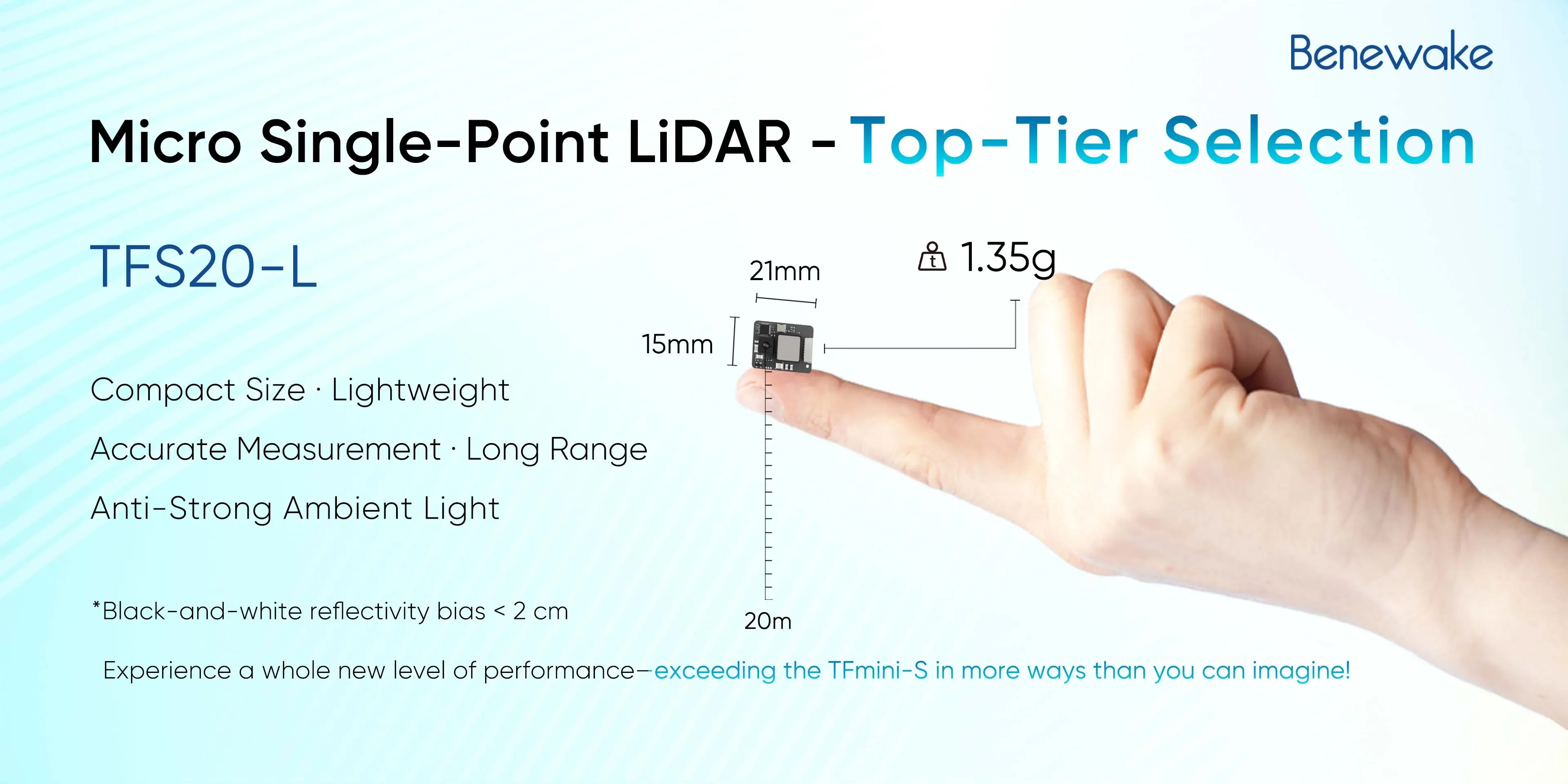 Módulo Sensor Micro LiDAR Bene - Drone Lidar avaliação e preço