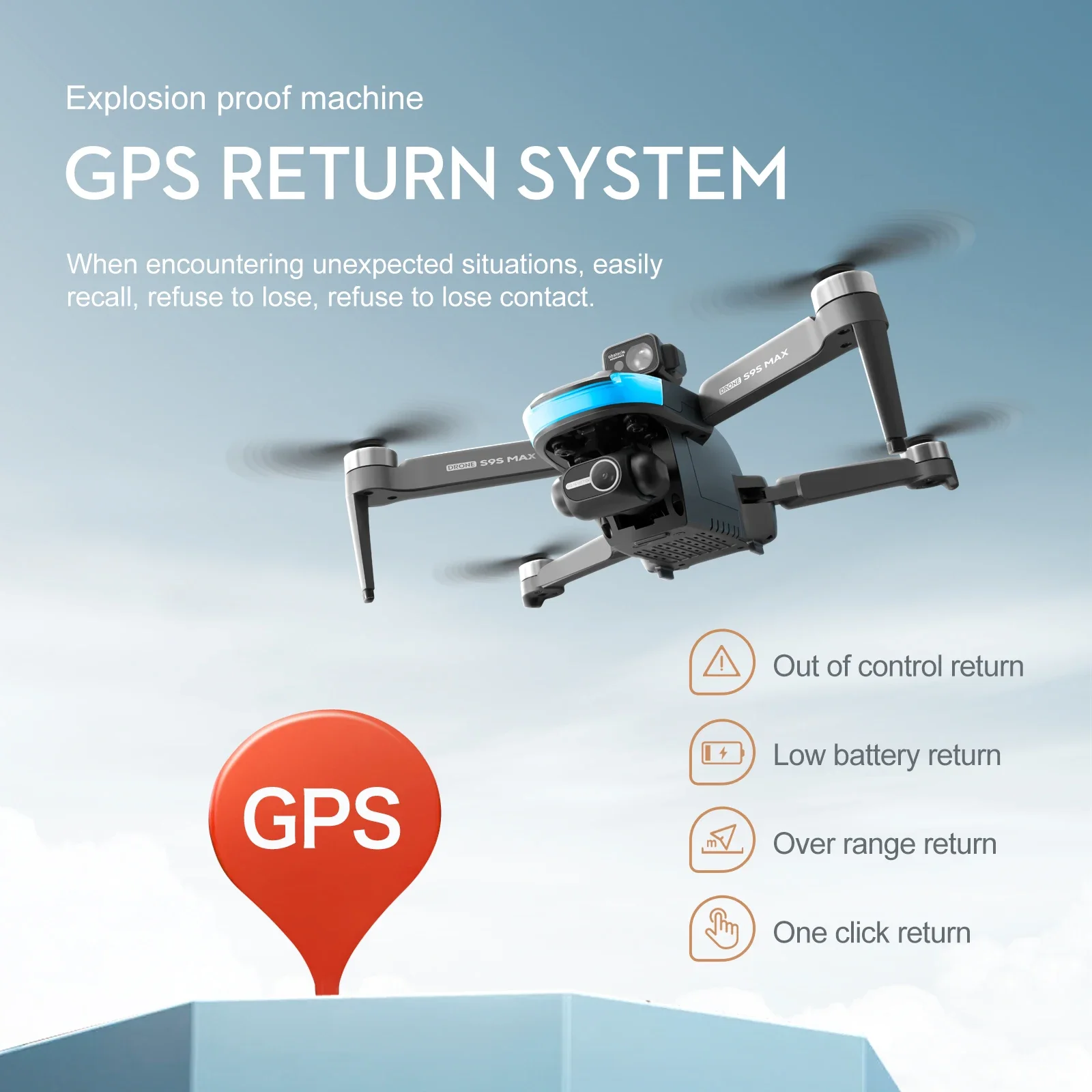 Novo s9s max mini drone 4k 2 e - Drone Cinematic avaliação e preço