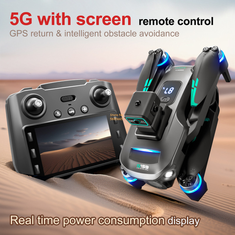 8k câmera dupla 5g wifi fpv co - Drone Cinematic avaliação e preço