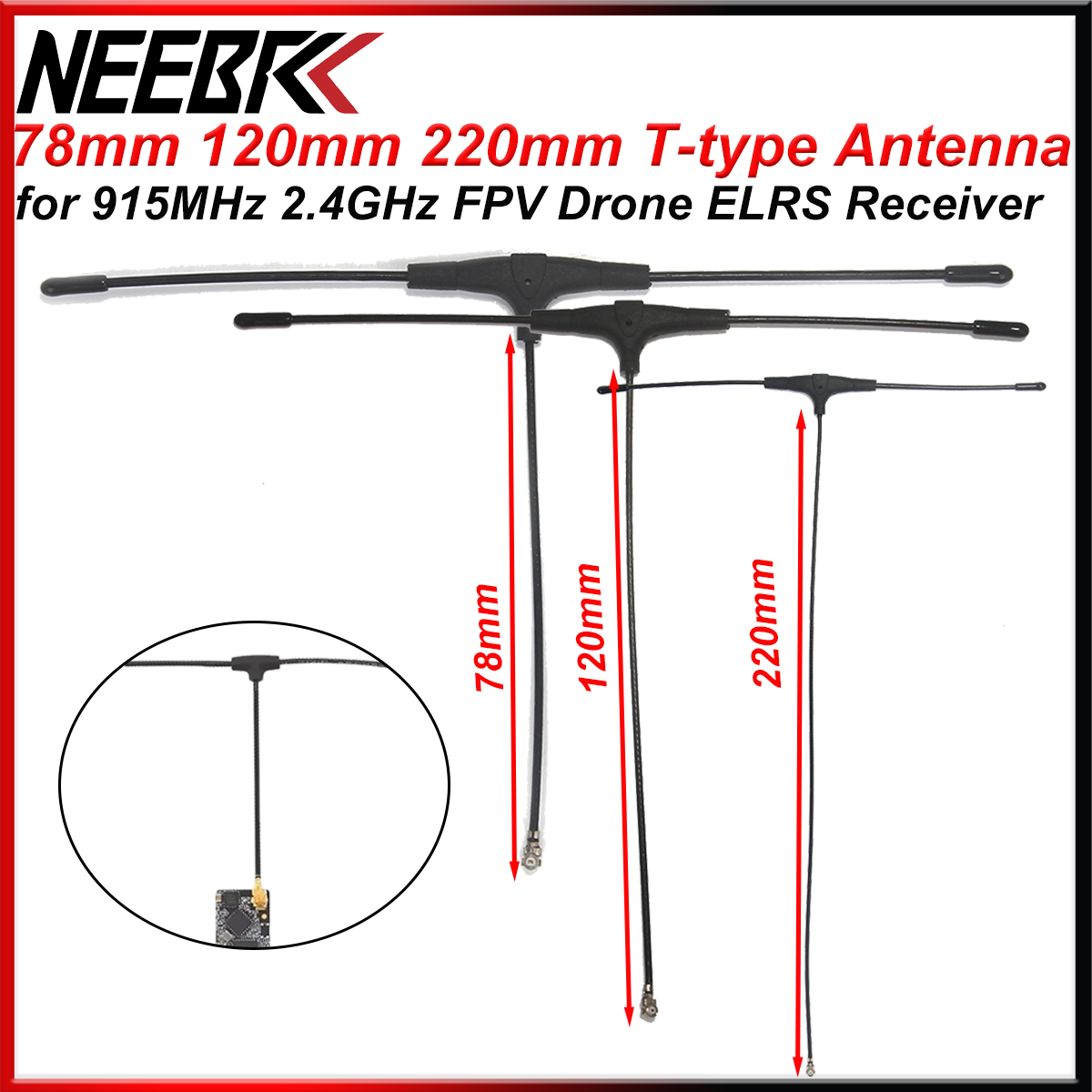 Drone FPV 915MHz 2.4GHz Antena - Tbs Fpv Crossfire avaliação e preço