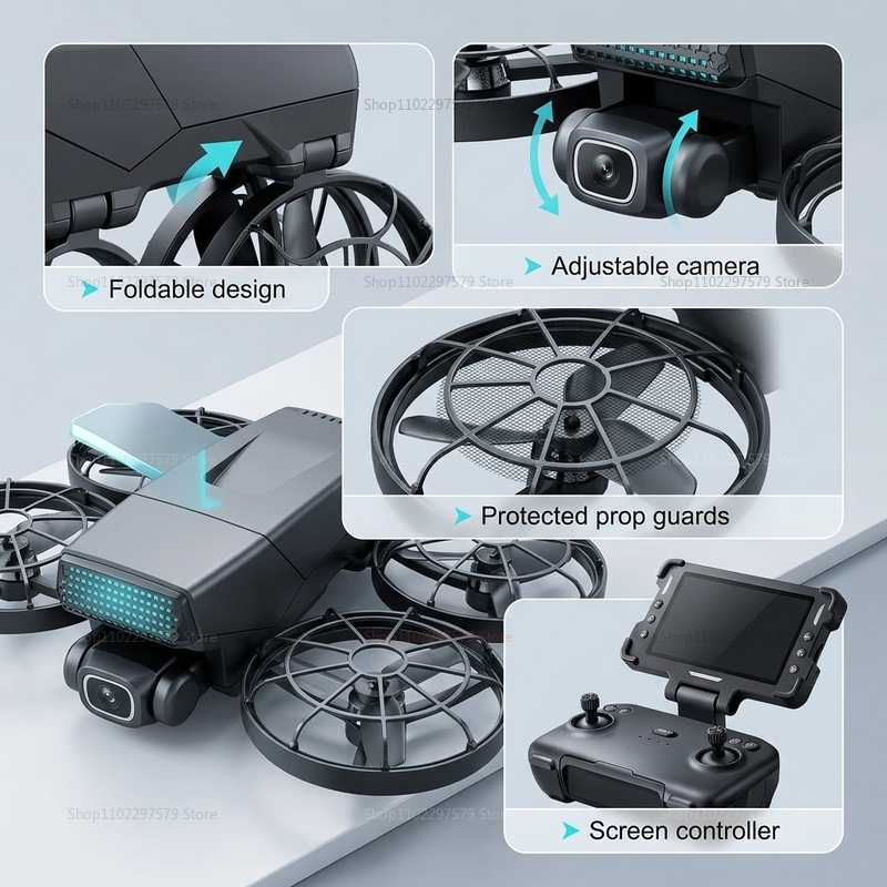 Novos Drones M8 GPS 8K Profiss - Drone Lidar avaliação e preço